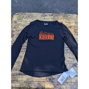 NEW! NWT Under Armour Baltimore Orioles Black Long-Sleeve T-Shirt Women's Medium